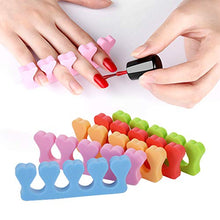 Load image into Gallery viewer, 20 Pcs Toe Separators Finger Separators, Soft Sponge Toe Separator for Painting Nails, Toe Nail Separator, Toes Separators Pedicure, Toe Finger Dividers for Women Nail Art Pedicure Manicure
