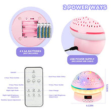 Load image into Gallery viewer, Girls Toys for 2-8 Year Old Kids, Timer Rotation Star Projector Night Light for Kids Age 3-8, Girls Gifts for 2-9 Year Old Kids, Birthday Gifts for Girls Xmas Stocking Fillers for Kids Age 4-9

