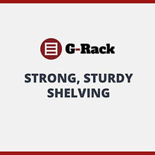 Load image into Gallery viewer, G-Rack Garage Shelving Units - 5 Tier Metal Storage Shelves - Black Utility Rack for Shed, Workshop, Office Warehouse - 180cm x 90cm x 40cm, 875KG Capacity (175KG Per Shelf Unit) - 5 Year Warranty
