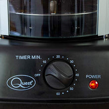 Load image into Gallery viewer, Quest 34020 Electric Rotisserie Grill / Cooks Kebabs, Skewers and Roasts / 60 Minute Timer / Sliding Glass Door / Auto Shut-Off / 1500 W
