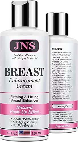Breast Enhancement Cream - Powerful Lifting & Plumping Formula for Breast Growth & Enlargement - Upsize Cream Made in USA for Bust Increase & Pump Up Breast - Natural Bust Enhancement