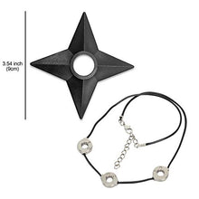 Load image into Gallery viewer, Anime Naruto Gift Set:Drawstring Bag/Headband/Ring/Kunai/Necklace/Button Pins/Stickers/Throwing Plastic Toy
