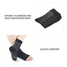 Load image into Gallery viewer, Dr Sock Soothers Heelsium Instant Pain Relief Socks (3 Pairs) for Plantar Fasciitis Achilles Ankle, Anti Fatigue Compression Foot Sleeves with Arch Support for Men and Women (S/M, White)
