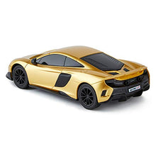 Load image into Gallery viewer, CMJ RC Cars™ McLaren 675LT Officially Licensed Remote Control Car 1:24 Scale Working Lights 2.4Ghz Gold
