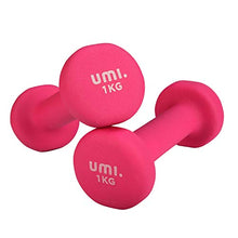 Load image into Gallery viewer, Amazon Brand - Umi - Neoprene Dumbbell (2 x 1KG)
