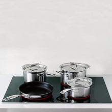 Load image into Gallery viewer, Le Creuset 3-Ply Stainless Steel Cookware Set, 4 Pieces
