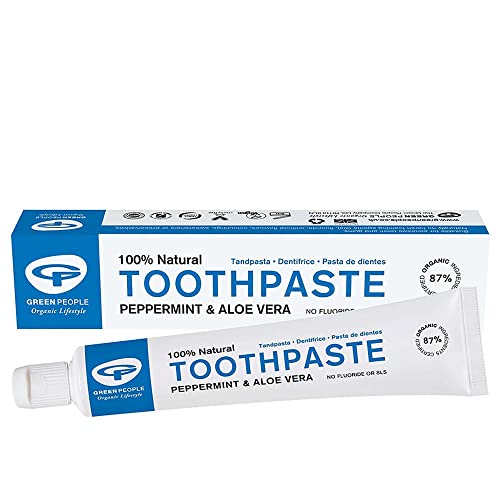 Green People Peppermint and Aloe Vera Toothpaste, 50 ml