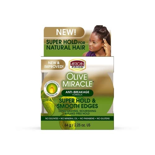 African Pride Olive Miracle Silky Smooth Edges 64 g/2.25 oz