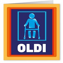 Load image into Gallery viewer, Cult Kitty - Oldi - Funny Birthday Card for Him - Birthday Card for Her - Gran or Grandad Birthday Card - Mum or Dad Birthday Card - Retirement Card - Humour Joke Card
