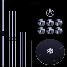 Load image into Gallery viewer, 4 Sets Table Balloon Stand Kit Balloon Holders for Tables Balloon Cups and Sticks Balloon Stick Floor Stand Table Balloon Stick Holder Table Decorations for Birthday Party Decorations
