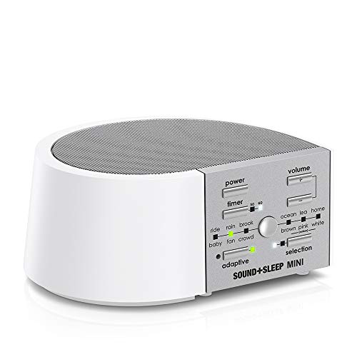 Adaptive Sound Technologies Sound+Sleep White Mini Therapy Machine with UK Adapter
