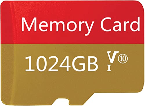 High Speed 1024GB Micro SD Card Designed for Android Smartphones, Tablets Class 10 SDXC Memory Card with Adapter（1024GB-Jt2）