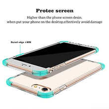 Load image into Gallery viewer, Hually Case for iPhone 7, iPhone 8 Case, iPhone SE 2022 Case, iPhone SE 2020 Case,Crystal Clear Shock-Absorption Protective Cover,Transparent TPU Anti-Scratch Case for iPhone 7/8/SE 2nd&amp;3rd 4.7&quot;
