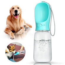 Load image into Gallery viewer, Dog Water Bottle, Leak Proof Portable Puppy Water Dispenser, 550ml Antibacterial Water Feeder For Pets, Dog Cat Pet Outdoor Walking Travelling Drinking Cup, Drinking Bowl (Blue)
