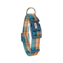 Load image into Gallery viewer, YUDOTE Soft Dog Collar Cloth Wrapped British Style Plaid Collars Non-irritant for Small Dogs with Sensitive Skin,Blue
