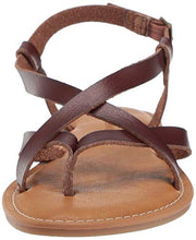 Load image into Gallery viewer, Amazon Essentials Women&#39;s Casual Strappy Sandal, Brown, 7.5 B US
