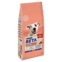 Load image into Gallery viewer, BETA Sensitive Adult Dry Dog Food Salmon 14kg
