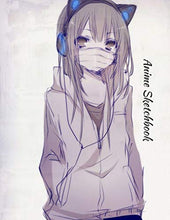 Load image into Gallery viewer, Anime Sketchbook:: Anime Cat Girl Series: 100 Large High Quality Sketch Pages (Volume 1) (Anime Cat Girls)
