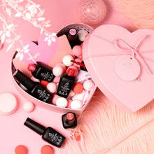 Load image into Gallery viewer, Beetles Gel Nail Polish Set - 6 Colors Pink Rose Red Spring Summer Nail Gel Kit Sweetheart Candies Collection Gifts for Women Mom Girlfriend Soak Off LED Nail Lamp Light Gel Manicure Kit
