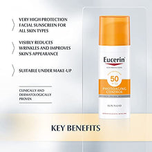 Load image into Gallery viewer, Eucerin Sun Protection Anti-Aging Sun Fluid SPF 50 50ml

