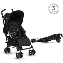 Load image into Gallery viewer, Silver Cross Zest Stroller, Compact and Lightweight Fully Reclining Baby To Toddler Pushchair – Black (New)
