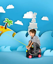 Load image into Gallery viewer, Trunki Children’s Ride-On Suitcase &amp; Kid&#39;s Hand Luggage: Pedro the Pirate Ship (Black)
