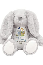 Load image into Gallery viewer, My First Easter Toy | Bunny Plush Soft 1st Easters Toys | Personalised Gifts with Name | 35 CM | Gift For Kid Child Nephew Baby Daughter Son | Bunnies Rabbit Keepsake Present
