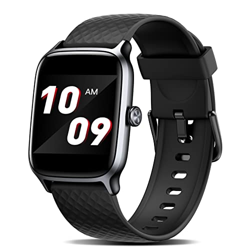 Fitness watch, Oraimo 5 ATM Waterproof Smart Watch for men with Sleep and Heart Rate Monitor, Smartwatch for Boys with Pedometer 14 Sports Mode, Android ios compatible, Smartwatch for Women Men Kids