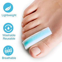 Load image into Gallery viewer, Bukihome Bunion Corrector Toe Separators, 6 Pack Foam Toe Spacers for Overlapping Toe, Big Toe Straightener to Relieve Bunion Pain, Prevent Blister, Corn
