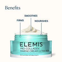 Load image into Gallery viewer, Elemis Pro-Collagen Marine Cream Ultra Rich, Intensely Hydrating Anti-Wrinkle Face Cream, Anti-Ageing Moisturiser for Dry Skin, Collagen Day Cream to Firm &amp; Tone, Nourishing Face Moisturiser, 50 ml
