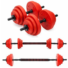 Load image into Gallery viewer, Gallant 20kg Adjustable Dumbells Weights Set with Barbell For Men and Women Excellent Free Hand Weight Dumbbells Set Ideal For Home Gym Fitness Training Dumbbell Set Weights Lifting Equipment
