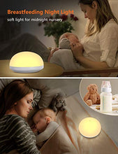 Load image into Gallery viewer, Night Light Baby, Touch Control, Color-Changing Modes, Adjustable Brightness, USB Rechargeable, Breastfeeding Light for Kids, Toddler
