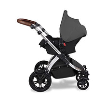 Load image into Gallery viewer, Ickle Bubba Stomp V3, All-in-one Travel System: with Isofix Base (Grey/Silver/Tan)
