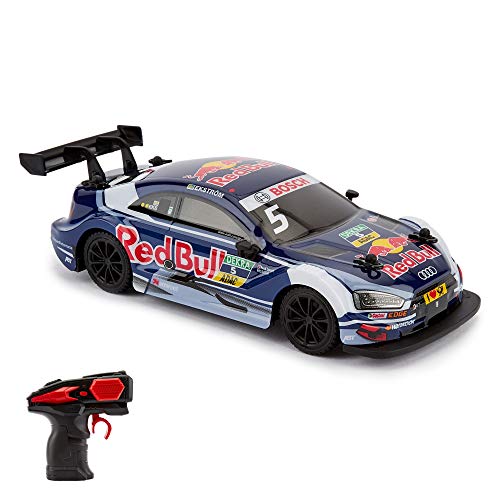CMJ RC Cars Audi RS5 DTM Officially Licensed Remote Control Car 1:24 Scale 2.4Ghz Red Bull (1:24 Audi DTM)
