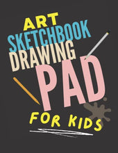 Load image into Gallery viewer, GCSE: Art Sketchbook Drawing Pad for Kids: Notepad for Drawing, Writing, Sketching or Doodling, 110 Pages, 8.5”x11” size
