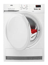 Load image into Gallery viewer, AEG T7DBK840N 7000 Series Freestanding Heat Pump Tumble Dryer, 8kg Load, White
