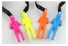 Load image into Gallery viewer, Sipobuy NO 4 piece hand throw parachute men set, tangle free flight, creative multi-color toy for boys and girls, children and adults
