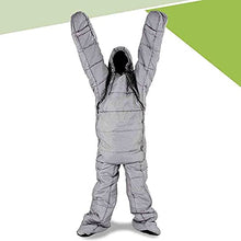 Load image into Gallery viewer, YLWJ Sleeping Bag Wearable Lightweight Waterproof Sleeping Bags with Zippered Holes for Arms and Feet for Camping, Hiking &amp; Outdoors Lightweight Sleeping Bag
