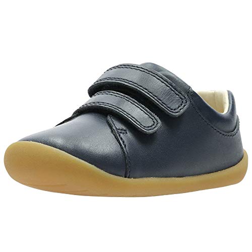 Clarks Boy's Roamer Craft T Sneakers, Blue (Navy Leather), 2 UK Child ...