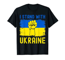 Load image into Gallery viewer, Support Ukraine flag I Stand With Ukraine T-Shirt
