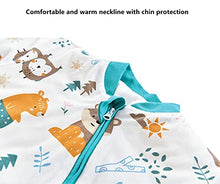 Load image into Gallery viewer, Chilsuessy Baby Sleeping Bag with Feet 2.5 Tog Winter Sleeping Sack with Removable Sleeves Anti Kick Infant Toddler Wearable Blanket for Boys and Girls, Forest Animals/2.5 Tog, 80/2-3 Years
