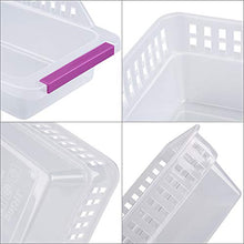 Load image into Gallery viewer, Fridge Storage, JRing Refrigerator Storage Organizer, Fruit Handled Kitchen Collecting Box Basket Rack Stand Basket Container (6 Pack, Random Color)
