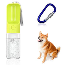 Load image into Gallery viewer, AIFUDA Foldable Pet Water Bottle with Collapsible Dog Bowl 15.2oz/450mL, Pets Water Dispenser Drinking Feeder for Pet Outdoor Walking Hiking Travel
