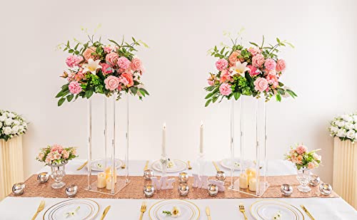 Nuptio Acryl Vaas voor Bruiloft Centerpieces - 10 Stukken 60cm Hoge Vazen voor Bloemen Duidelijk Kolom Bloem Stand Tabel Geometrische Centerpiece Vloer voor Bruiloften Verjaardag Partij Huisdecoratie Nuptio Acryl Vaas voor Bruiloft Centerpieces - 10 Stukken 60cm Hoge Vazen voor Bloemen Duidelijk Kolom Bloem Stand Tabel Geometrische Centerpiece Vloer voor Bruiloften Verjaardag Partij Huisdecoratie