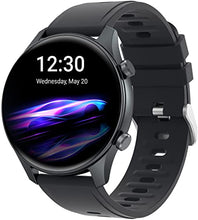 Load image into Gallery viewer, Deeprio Smart Watch 1.2&quot; AMOLED Always-on Display 3ATM Waterproof 14 Sports for Men Women Android Phones iOS Compatible iPhone Samsung Heart Rate Blood Oxygen Monitor Smartwatch Fitness Tracker Black
