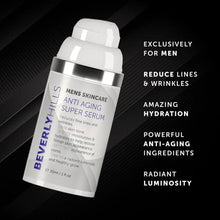 Load image into Gallery viewer, Beverly Hills Mens Anti Ageing Serum for Wrinkles, Dry Skin, Pores, and Uneven Skin
