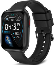 Load image into Gallery viewer, BRIBEJAT BT3 Smart Watch Compatible with iPhone Huawei Samsung Android Phones Fitness Tracker (Dial/Answer Call), 1.7'' 2.5D HD Screen, IP68 HR/Sleep Monitor, Black
