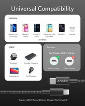 Load image into Gallery viewer, Anker USB C to Lightning Cable, 331 Cable, New Nylon Fast Charging Cord (6ft, MFi Certified) iPhone Charger Cable for iPhone 13 13 Pro 12 Pro Max 12 11 X XS XR, AirPods Pro, Supports Power Delivery
