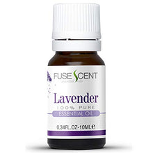 Load image into Gallery viewer, Fuse Scent Lavender Essential Oil - 100% Pure &amp; Natural – Scented Oil, UNDILUTED, Premium – Perfect for Aromatherapy, Relaxation &amp; More! – 10ml
