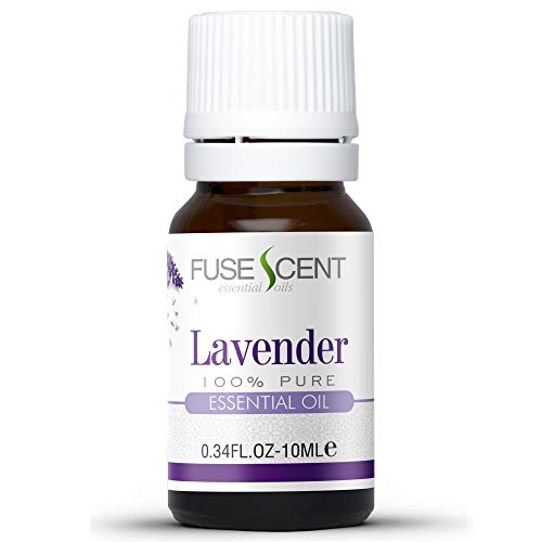 Fuse Scent Lavender Essential Oil - 100% Pure & Natural – Scented Oil, UNDILUTED, Premium – Perfect for Aromatherapy, Relaxation & More! – 10ml
